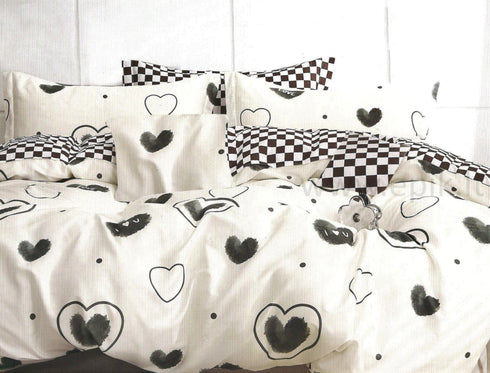 Satino medvilnės patalynės komplektas "Artsy"